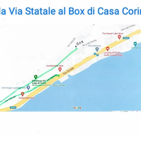 Semesterbostad Casa Corinna, View, Terrace, Private Garage! Colonno